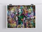 Jonathan Davis Korn 8x10in Poster  K o r n  Colorful Print  Free Shipping Us