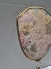Vintage Art Deco Hand Held Gold Tone Vanity Mirror 13 75    Floral