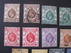 Hong Kong Stamps 17 Assorted From 1921-1927 Lot   free International Shipping 