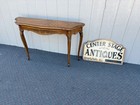67427 Elegant French Country Console Table With Cabriole Legs