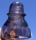 Great Dark Purple Cd 490 Agee Australian Glass Insulator