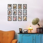 5x7 Picture Frames Set Of 10 To Display 4x6 Matted Pictures Or 5x7 Black