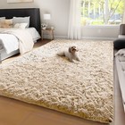Shaggy Area Rug Soft Plush Fluffy Carpet Non Slip Mat For Bedroom Living Rooms