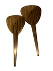 Vtg 2pc Set Brass Elgin American Brush Mirror  Set Usa Grooming Vanity