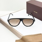 Tom Ford Marcus Ft1023 Sunglasses Black Frame Brown Gradient Lens 58-15-145