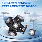 5d Blades Shaver Replacement Heads head Electric Razor Shaving 3 Pack