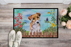 Ck1275jmat Jack Russell Terrier  2 Spring Doormat 24x36 Front Door Mat Indoor Ou