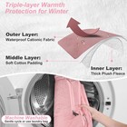 Winter Car Seat Cover For Baby Girl  Waterproof Infant Carseat Cover With War   