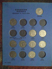1922 To 1960 Canada Nickel Starter Album   38 Coins