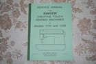 2-book Library Of Service Manuals For Singer Sewing Machines Class 1030 And 1036