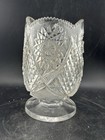 Antique Eapg Duncan Miller  bassettown  Glass Spooner  Vase  Holder 1890s