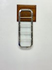 Nautical Aluminum Refurbished Rectangular Shape Vintage Porthole Hatch W  Cage