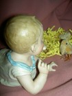 Gorgeous Antique 1890s  Bisque  Gebruder Heubach  Germany Piano Baby Figure 2185