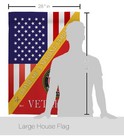Marine Corps House Flag Usmc Semper Fi Double-sided 28 X 40 Made In Usa