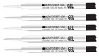 5 Monteverde Parker Style Ballpoint Pen Refills  Needle Point  Gel Ink   5mm