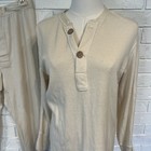 Vtg 50s Military Wool Cotton Baselayer Thermals Long Johns Shirt Pants Set M l