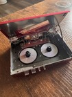 Sony Walkman Wm-101 Cassette Player Red Vintage Rare Made In Japan Used As Is
