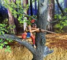 Britains American Revolutionary War 16063 Woodland Indian Firing Rifle From Tree
