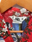 Vintage Japanese Red Geisha Kimono Robe 100  Poly Made In Japan