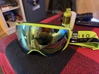 Giro Ski Goggles Mirrored Blue Lens Green Frame W  Bonus Lens Adjustable