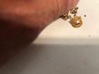 Ual United Airlines 10k Gold Enamel Service Award Bracelet Pin Diamond
