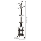 Coat Rack Stand Iron Coat Hanger Stand Free Standing W hanging Rod Garment Racks