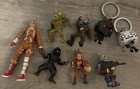 Fortnite Merry Marauder Figure   5 Smaller Figures   2 Keychain Figures Lot