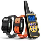 3000 Ft Dog Training Us Collar Rechargeable Remote Shock  Pet Waterproof Trainer