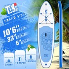 10 6  33   6  Inflatable Stand Up Paddle Board With Premium Sup Paddleboard Acc   