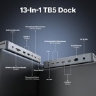    New Wavlink Thunderbolt 5 Dock   12-in-1   140w Pd   Triple 4k   2 5gbe