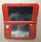 New Nintendo 3ds Xl Metallic Red Charger   32gb Sd Card   Cib