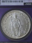 1834 Peru 8 Reales Silver Coin Lima Mm Km 143 Ngc Ms65 Bn 0 903 Fine