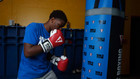 Title Boxing Gel World Bag Gloves Red White Leather Mens Medium 16 Oz 