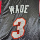 Reebok Dwyane Wade  3 Miami Heat Black Sewn Stitched Jersey Size 52 Xl