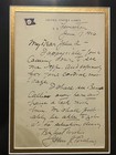 John  blackjack  Pershing General Letter Signed Auto Photo Collage Framed Jsa Co