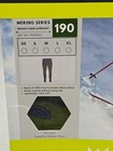 Woolcano 100  Merino Wool Base Layer Womans Bottoms Heather Grey Size Small New