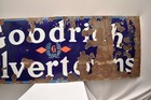 Vintage Goodrich Silvertowns Enamel Sign Tires Advertising Usa 1930s Tyres Gas