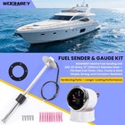Universal Fuel   Water Level Gauge Stainless Steel Fuel Gauge Kit 12   300mm 