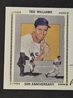 Ted Williams Autographed Signed Postcard Sgc Coa Authentic Boston Red Sox Auto
