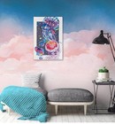 Bead Embroidery Kit On Natural Artist Canvas Needlepoint Beadwork Diy Wall Art