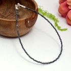 Hematite Minimalist Anklet-natural Stone Dainty Anklet- Healing Crystal -37