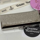 Vivienne Westwood Cigarette Tabaco Brass Case Metal Slim Silver Orb  Shopbag