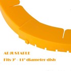 Kamehame Pie Weights   Crust Protector Shield  White orange