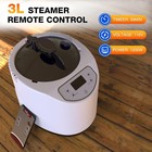 Portable Sauna - Portable Sauna For Home  Sauna Box With 3 L 1200 W Steamer