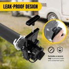 51170 Rv Waste Valve 3  With Clear Adapter And Cap     Leak-proof  Odor Blocking