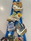 Collection Of 34 Ebay Hat Lapel Pins Dated 1996 Through 2004 On 2 Lanyards