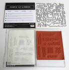 New Stampin  Up Praiseworthy Prose Stamps   Hand-lettered Prose 43 Dies Alphabet