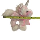 Dan Dee Unicorn Stuffed Animal Plush Toy 8  Nwt Pink White