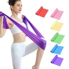 Yoga Stretch Resistance Bands Exercise Pilates Yoga Aerobic Gym Home Workout Lot