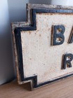 Baden Road Large Cast Iron Street Sign Approx 66cm - Weight 15kg 